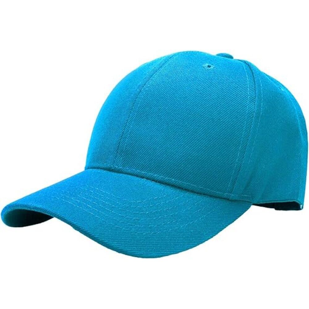 Unisex Turquoise Athletic Adjustable Strap Casual Running Classic Baseball Cap